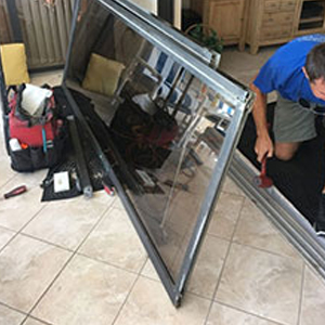 sliding glass door frame repair El Granada